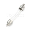 Transparent Glass Vial Pendant Normal Link Connectors GLAA-D004-01P-02-1