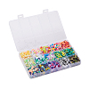 2400Pcs 15 Colors Handmade Polymer Clay Beads CLAY-YW0001-41-4