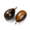 Natural Tiger Eye Pendants GG-CBA4625-02G-01-2