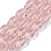Transparent Glass Beads Strands EGLA-N013-T8mm-D18-1
