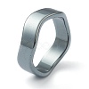 Non-magnetic Synthetic Hematite Finger Rings RJEW-H544-03A-2