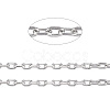 Tarnish Resistant 304 Stainless Steel Cable Chains CHS-D004-01P-1