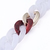 Handmade CCB Plastic Curb Chains AJEW-JB00680-02-1
