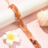 1 Strand Natural Orange Botswana Agate Beads Strands G-YW0002-44-5