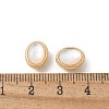 Brass Shell Beads KK-U052-41G-3