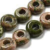 Natural Unakite Beads Strands G-P536-A01-01-1