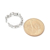 Butterfly Clear Cubic Zirconia Cuff Rings RJEW-G337-15P-5