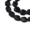 Frosted Glass Beads Strands GLAA-T023-30D-3