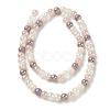 Electroplate & Gradient Color Glass Beads Strands LAMP-M023-03-02-4