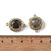 Natural & Synthetic Mixed Gemstone Faceted Connector Charms G-H323-03G-4