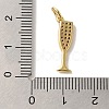Brass Micro Pave Cubic Pendants KK-U027-07G-02-3