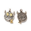 Rack Plating Brass Pendants KK-D074-13AS-01-1