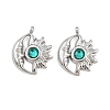 304 Stainless Steel Rhinestone Pendants STAS-Z166-24P-05-1