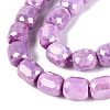 Anti-Tarnish Electroplate Glass Beads Strands EGLA-N027-03A-11-3