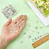 220Pcs 4 Style Glass Rhinestone Cabochons GLAA-FG0001-12-4