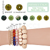 70Pcs 7 Colors Pave Disco Ball Beads RB-PH0001-34-2