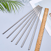 304 Stainless Steel Shelf Guardrail Bars FIND-WH0366-526A-03-4