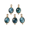 Natural & Synthetic Mixed Gemstone Faceted Pendans KK-L218-003G-M-2