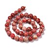 Synthetic Imperial Jasper Beads Strands G-H014-3-3-4