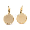 304 Stainless Steel Leverback Earring Settings X-STAS-F191-03G-10mm-2