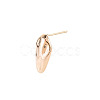 Brass Earring Findings X-KK-S356-441-NF-2