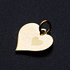 Valentine's Day 201 Stainless Steel Charms STAS-T049-T678-2-2