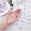 150 Pieces Random Rose Acrylic Beads Bear Pastel Spacer Beads Butterfly Loose Beads for Jewelry Keychain Phone Lanyard Making JX543J-4