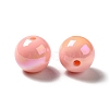 UV Plating Rainbow Iridescent Acrylic Beads PACR-D070-01B-3