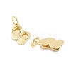 Flip Flops Rack Plating Brass Charms KK-G512-18G-2