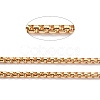 3.28 Feet Eco-friendly Spray Painted Handmade Brass Box Chains X-KK-J276-17-P23-2