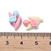 Opaque Cute Resin Decoden Cabochons RESI-B024-03M-3