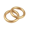 Ion Plating(IP) 304 Stainless Steel Closed Jump Rings STAS-G393-06G-07-3
