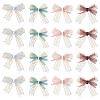 24Pcs 4 Styles Polyester Lace Bowknot Ornament Accessories DIY-TA0015-29-2