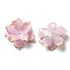 Golden Edge Flower Bead Cap SACR-C002-33-2