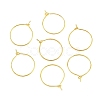 Brass Wine Glass Charm Rings EC067-1G-1