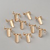 10Pcs Brass False Nail Rings FIND-WH0436-67G-1