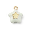 Alloy Enamel Charms ENAM-E362-08E-1