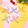 DIY Butterfly Wing Earrings Making Kit DIY-TA0003-73-8
