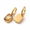 Ion Plating(IP) 304 Stainless Steel Hoop Earring Hand Polished EJEW-C017-06G-04-2