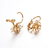 304 Stainless Steel Leverback Earring Findings X-STAS-P223-24G-2