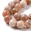 Round Natural Multi-Moonstone Beads Strands G-I176-09-8mm-4