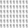 400Pcs CCB Plastic Tube Bails CCB-SC0001-28P-7