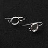304 Stainless Steel Earring Hooks STAS-F271-01A-S-2