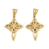 304 Stainless Steel Pendants STAS-B167-20B-G-1