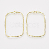 Alloy Open Back Bezel Pendants PALLOY-S121-81-1