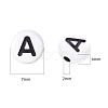 Craft White Acrylic Beads SACR-YW0001-08-4