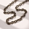 9MM 304 Stainless Steel Cable Chain OT Necklaces for Women NJEW-G194-03AB-3