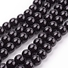 Black Glass Pearl Round Loose Beads For Jewelry Necklace Craft Making X-HY-8D-B20-1