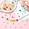 100Pcs Opaque Acrylic Tube Bail MACR-YW0004-67-4