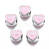 Alloy Enamel European Beads MPDL-T005-002E-RS-1